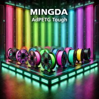 Mingda AdPETG Tough 3D-Druck Filament BLAU 1,75mm- 100%...