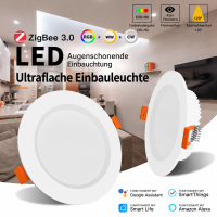 GLEDOPTO GL-D-015P ZigBee Pro Ultra-flaches LED Downlight...