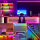 Dream Color 24V RGB LED-Streifen 5m WS2811, 720 COB-LED/m, 10mm, flexibel, adressierbar